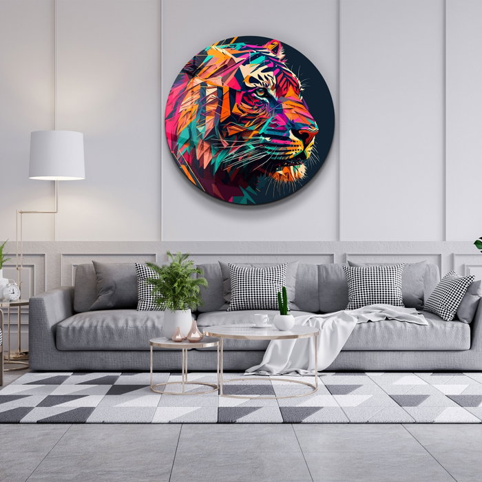 Wallity Cuadro decorativo de vidrio templado Multicolor (80 x 80 cm)